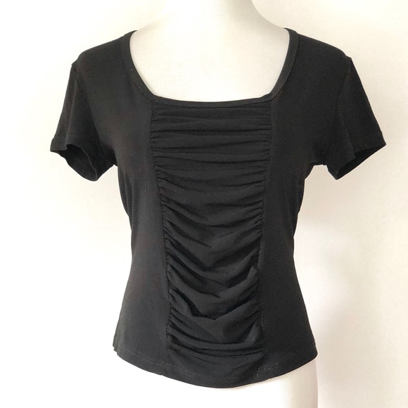 Baranda Tops - Baranda Short Sleeve Ruched Top
